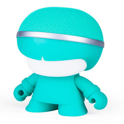 Портативные колонки - Портативная колонка Xoopar Mini Xboy LED с ремешком бирюзовая 7 см (XBOY81001.30A)