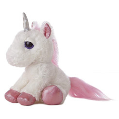 Мягкие животные - Мягкая игрушка Aurora Сияющие глаза Единорог dreamy 30 см (161257A)