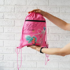 Рюкзаки та сумки - Рюкзак-сумка для одягу та взуття 4Profi "Nixie" 43х33 Рожевий 46136 (000003485)
