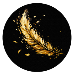 Товари для малювання - Картина за номерами Brushme Пір'я 30 см (RCB00112M) Товари для малювання - Картина за номерами Brushme Пір'я 30 см (RCB00112M)