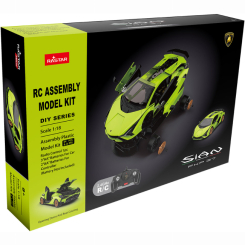 Конструктори з унікальними деталями - Конструктор Rastar Lamborghini Sian 1:18 Зелений (454.00.32)