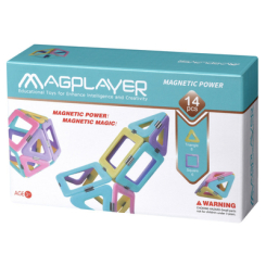 Магнітні конструктори - Конструктор Magplayer магнітний 14 елементів (MPH2-14)