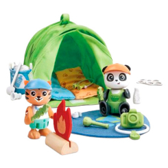 Фігурки тварин - Ігровий набір Hape Екокемпінг (E3420) Фігурки тварин - Ігровий набір Hape Екокемпінг (E3420)