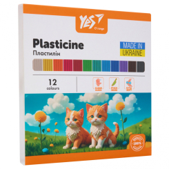 Наборы для лепки - Пластилин Yes Orange Line 12 цветов (540689)