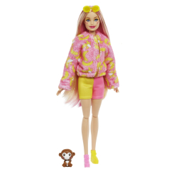Куклы - Кукла Barbie Cutie Reveal Друзья из джунглей Обезьяна (HKR01)
