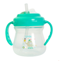 Товары по уходу - Поильник Lindo С соломинкой зеленый (8850213007080) Товары по уходу - Поильник Lindo С соломинкой зеленый (8850213007080)