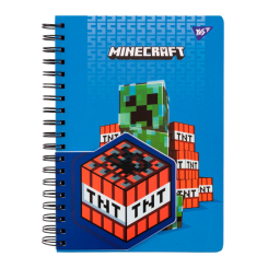 Канцтовары - Блокнот Yes Minecraft TNT 2 в 1 (151783)