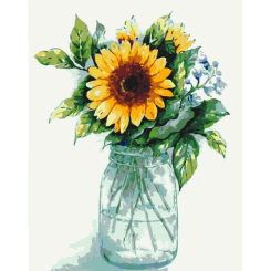 Товари для малювання - Картина за номерами Art Craft Сонячна квітка 40 х 50 см (13136-AC)