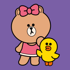 Товари для малювання - ​Картина за номерами Santi Лайн Френдс Чоко та Саллі 25 х 25 см (955018)