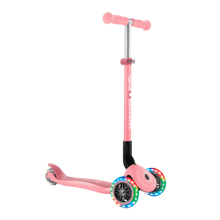 Самокати - Самокат Globber Primo foldable lights пастельно-рожевий (432-211-3) Самокати - Самокат Globber Primo foldable lights пастельно-рожевий (432-211-3)