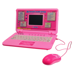 Навчальні іграшки - Дитячий комп'ютер Shantou Jinxing рожевий (PL-720-79)