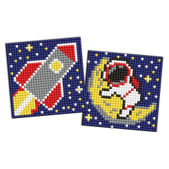 Мозаика - Алмазная мозаика на стикере Ідейка Профессии Космонавт 9 х 9 см (AMS1146) Мозаика - Алмазная мозаика на стикере Ідейка Профессии Космонавт 9 х 9 см (AMS1146)