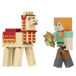 Фігурки персонажів - Набір фігурок Minecraft Alex and Llama (GTT53/1)