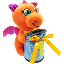 М'які тварини - М'яка іграшка-скарбничка Дракончик помаранчевий MIC (M16304) (222751)