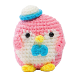 Наборы для творчества - Набор для вязания игрушки крючком Brushme Розовый пингвин (NBV7) Наборы для творчества - Набор для вязания игрушки крючком Brushme Розовый пингвин (NBV7)