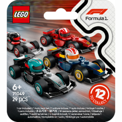 Конструктори LEGO - Конструктор LEGO Minifigures Колекційний автомобіль для перегонів F1 (71049)