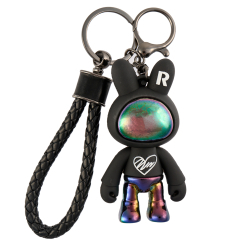 Брелоки - Брелок Brelok market Космический кролик черный (2060000020901)