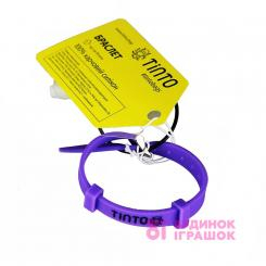 Бижутерия и аксессуары - Браслет силиконовый Tinto 96, 000 фиолетовый (BR55)