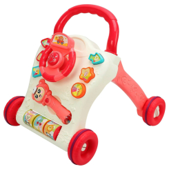Ходунки - Детские ходунки-каталка Limo Toy 698-62-63 с музыкой и светом Розовый (36417s45413)