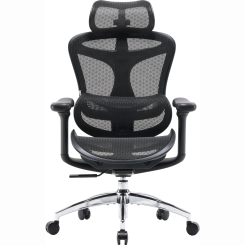 Меблі для геймерів - Крісло офісне Sihoo DORO C300L Mesh Black (DORO- C300L- A3-101)