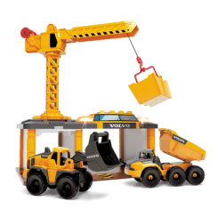 Транспорт і спецтехніка - Ігровий набір Dickie Toys Вольво Будівельна станція (3726009)