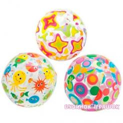 Спортивні активні ігри - М'яч надувний Intex асортимент (59050)