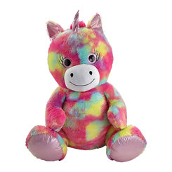 Мягкие животные - Мягкая игрушка Addo Единорог ярко-розовый 80 см (315-10133-B/1)