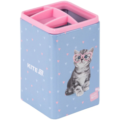 Канцтовары - Стакан-подставка Kite Studio Pets квадратный (SP25-105)