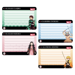 Канцтовары - Наклейки на тетради Yes Demon Slayer 8 шт (955543)