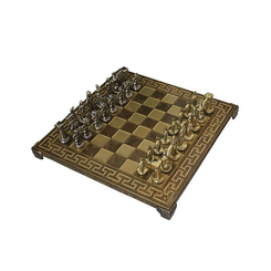 Настільні ігри - Шахи Manopoulos Спартанські воїни 28 х 28 см 3.4 кг Коричневий (S16MBRO)
