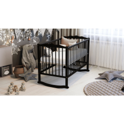 Детская мебель - Кровать детская Дубик-М Колиска на дуге БУК венге (30675140)