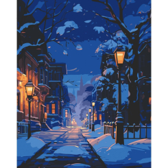 Товари для малювання - Картина за номерами Art Craft Зимова ніч 40 х 50 см (11051-AC)
