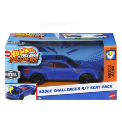 Автомоделі - Автомодель Hot Wheels Pull-back speeders Dodge challenger R/T Scat pack (HPR70/HWH39)