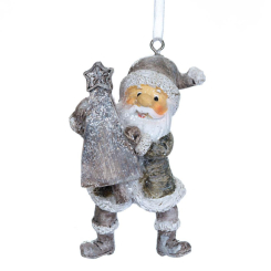 Аксесуари для свят - М'яка іграшка Elso Дід Мороз із ялинкою 4 шт. (2007-013) (MR35056)