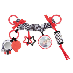 Брязкальця, прорізувачі - Брязкальце Canpol Sensory Toys  червоне (68/071_red)
