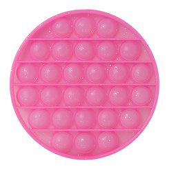Антистресс игрушки - Антистресс HGL Push poppers Glitter Круг розовый (SV21014SV21014-3)