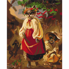 Товари для малювання - Картина за номерами Brushme Котерина (BS53663)