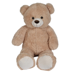 Мягкие животные - Мягкая игрушка Nicotoy Медвежонок бежевый 82 см (5810177)
