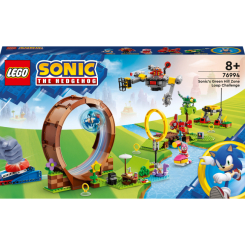 Конструктори LEGO - Конструктор LEGO Sonic the Hedgehog Змагання петлі Соніка на зеленому пагорбі (76994)