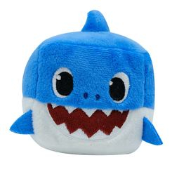 Персонажі мультфільмів - М'яка іграшка Baby shark Кубик Тато акуленятка музична (PFAC-03301-12)