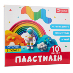 Наборы для лепки - Пластилин 1 Вересня Classic 10 цветов (540665)