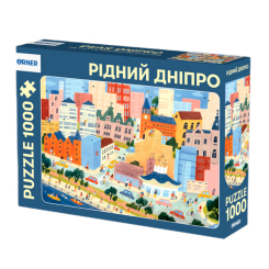 Пазлы - Пазл Orner Родной Днепр 1000 элементов (orner-2332)