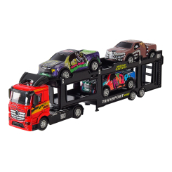 Транспорт і спецтехніка - Ігровий набір Автопром Трейлер червоний (AP7508/4)