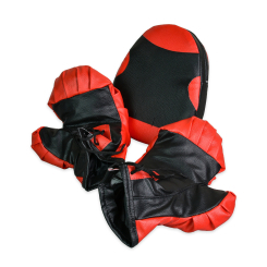 Спортивні активні ігри - Боксерський набір Strateg Рукавички та лапа червоно-чорні (2085)
