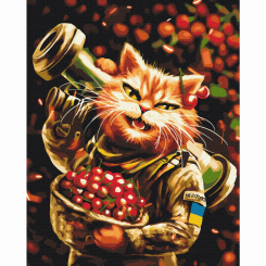 Товари для малювання - Картина за номерами Brushme Котик Мелітополь (BS53699) Товари для малювання - Картина за номерами Brushme Котик Мелітополь (BS53699)