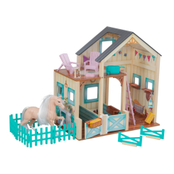 Мебель и домики - Кукольный домик KidKraft Конюшня Сладкий луг (63534)