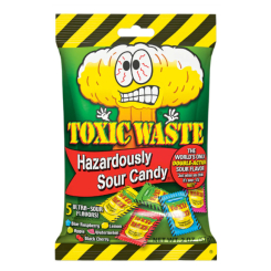 Сладости - Жевательные конфеты Toxic Waste Original 5 вкусов (5060045052360)