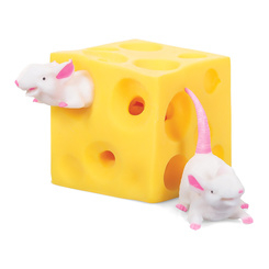 Антистресс игрушки - Игровой набор Мышки в Сыре Play Visions 5 см (563)