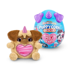 М'які тварини - М'яка іграшка-сюрприз Rainbocorn-E Puppycorn rescue (9261E)