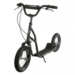 Детский транспорт - Самокат Stiga Air Scooter с надувными колесами черный (80-7383-01)